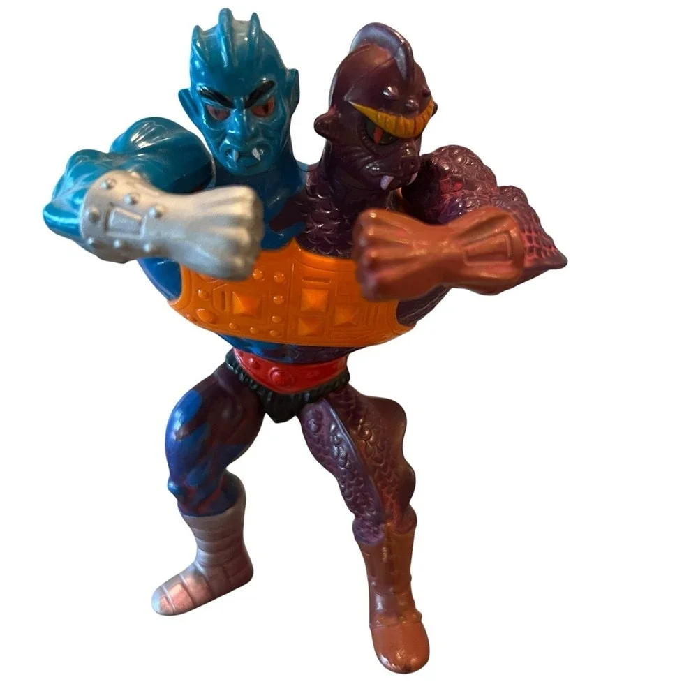 Masters Of The Universe Vintage Motu Two Bad Round Back Variant Complete